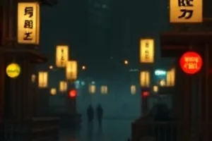 末班渡轮剧照：江面夜航渡轮的舷窗灯光